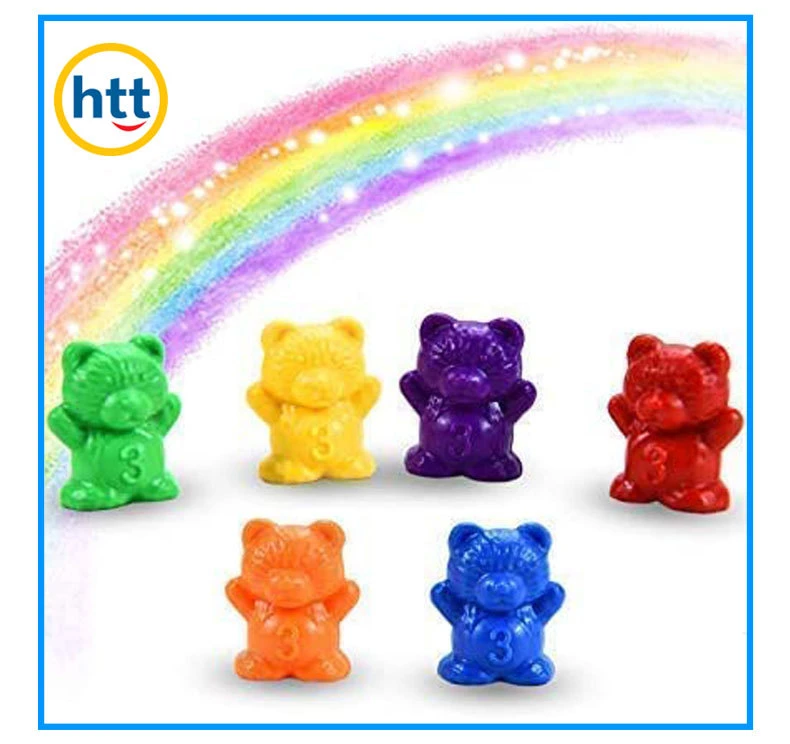 Colorful Cute Bears Counting Bears for Baby Children Kids Bears Toys Manufacturer