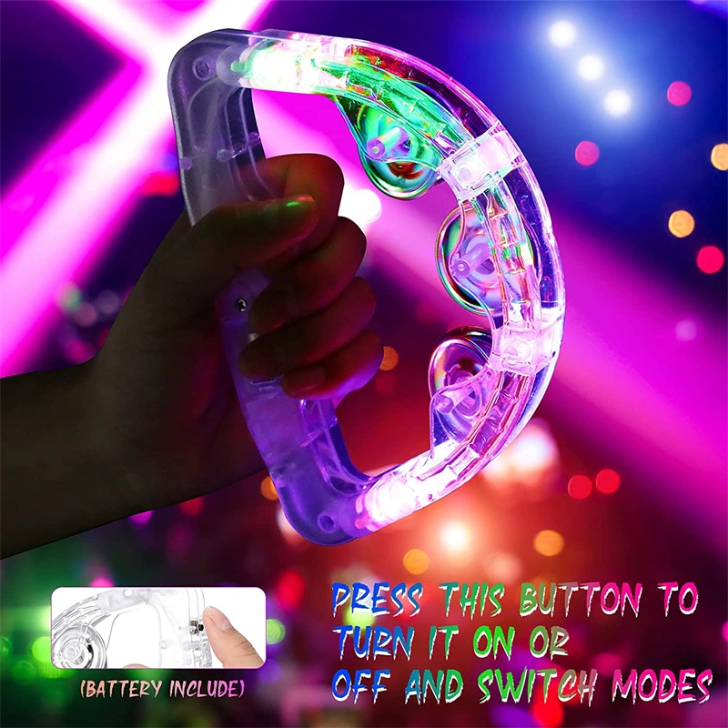 Plastic LED Handbell Light up Kids Baby Toys LED Handbell