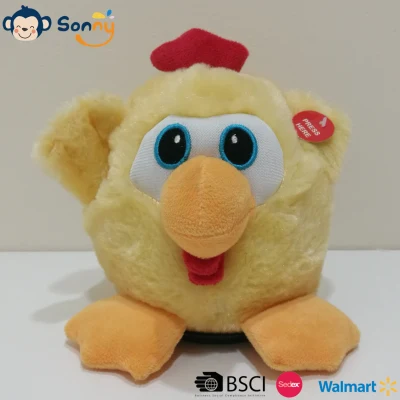 Großhandel China Factory Musical Spinning Ostern Plüsch Huhn Kinder Geschenk