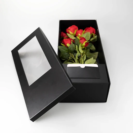 Großhandel 2022 Neue Idee Künstliche Blumen Valentinstag-Geschenkbox-Sets Ewiger „Happy Valentine“-Tag, konservierte Rosengeschenke in großen Mengen