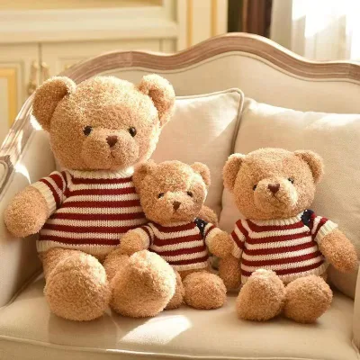 Teddybär-Puppe, Bären-Plüschtier, Umarmungsbär-Puppe, Abschlusspuppe, Tanabata-Valentinstagsgeschenk für Freundin