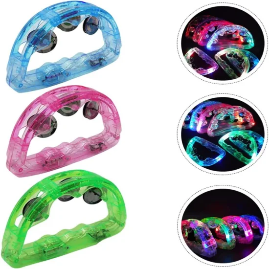 Promotion: Beleuchten Sie die neue Tamburin-Handglocke mit Musiklicht für den Nachtclub