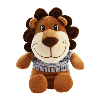 20–50 cm weiches, gefülltes Plüsch-Babyspielzeug, hübscher Cartoon-Löwe ​​mit Mähne