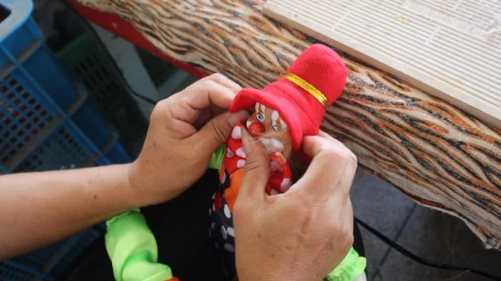 Karneval Clown Figur Puppe Ornamente Home Tisch Halloween Dekoration Geschenk