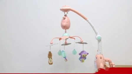 Lustiges ferngesteuertes Kleinkind-Aktivitäts-Bettglocken-Hängespielzeug-Baby-Mobile-Musical